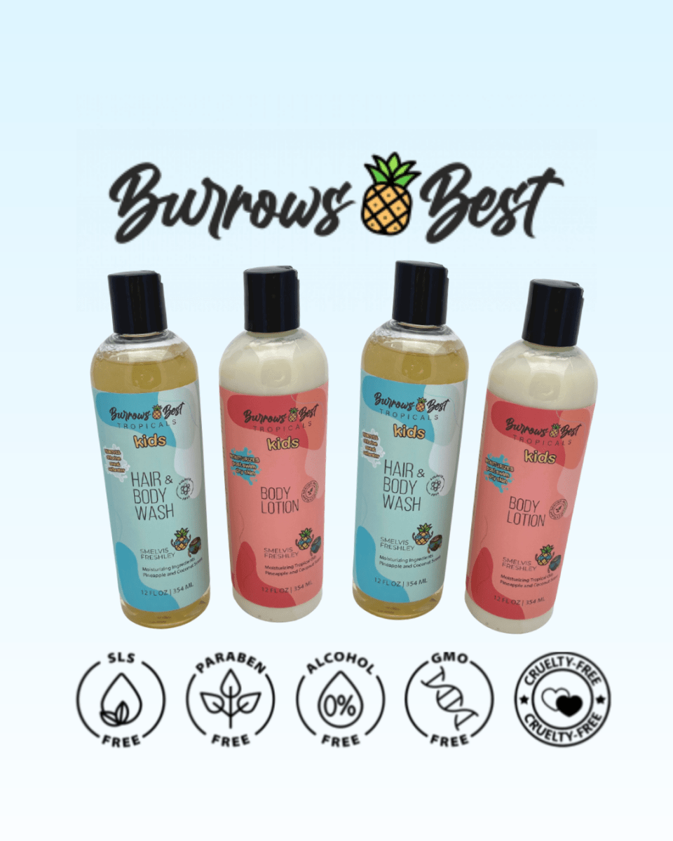 Burrows Best Wash + Lotion Bundle (12 oz each) - Swimming with Confidence
