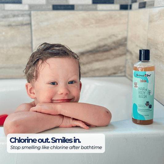 After-Swim Hair & Body Wash + Lotion - Swimming with Confidence