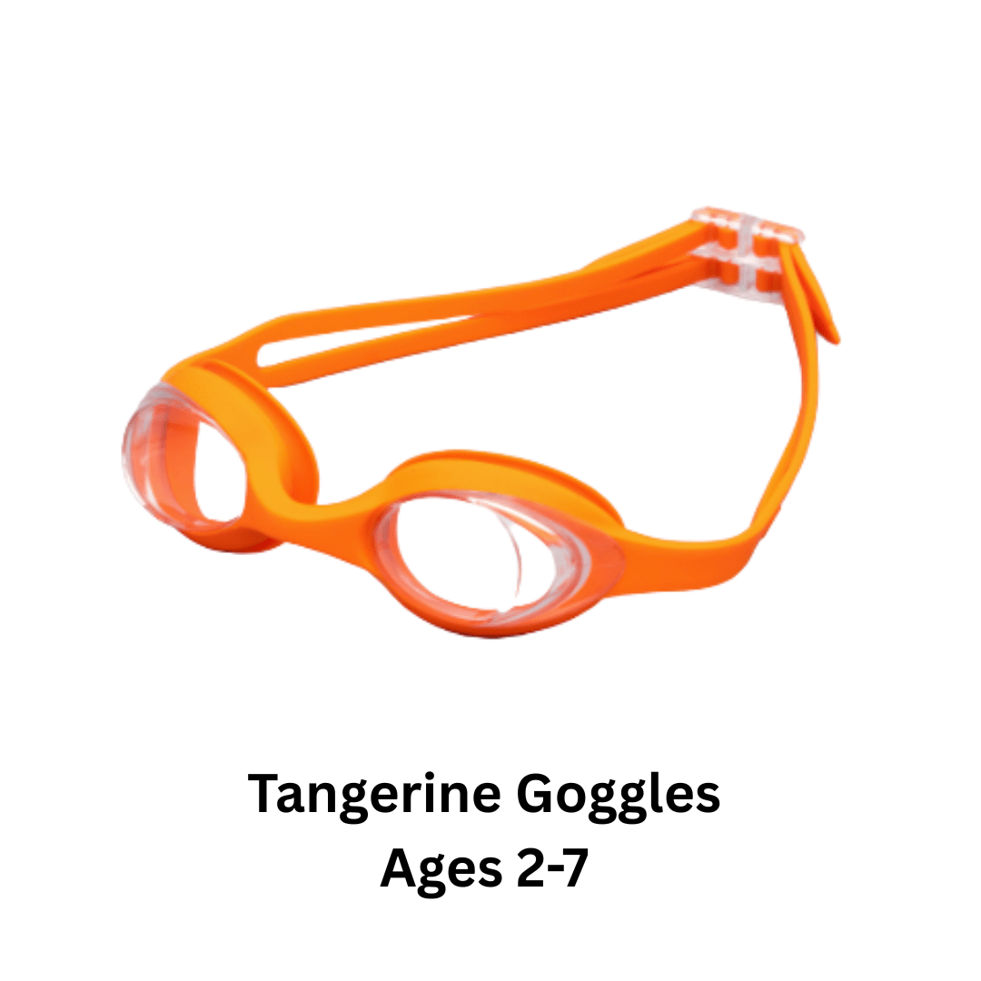 orange goggles stock image for ages 2-7