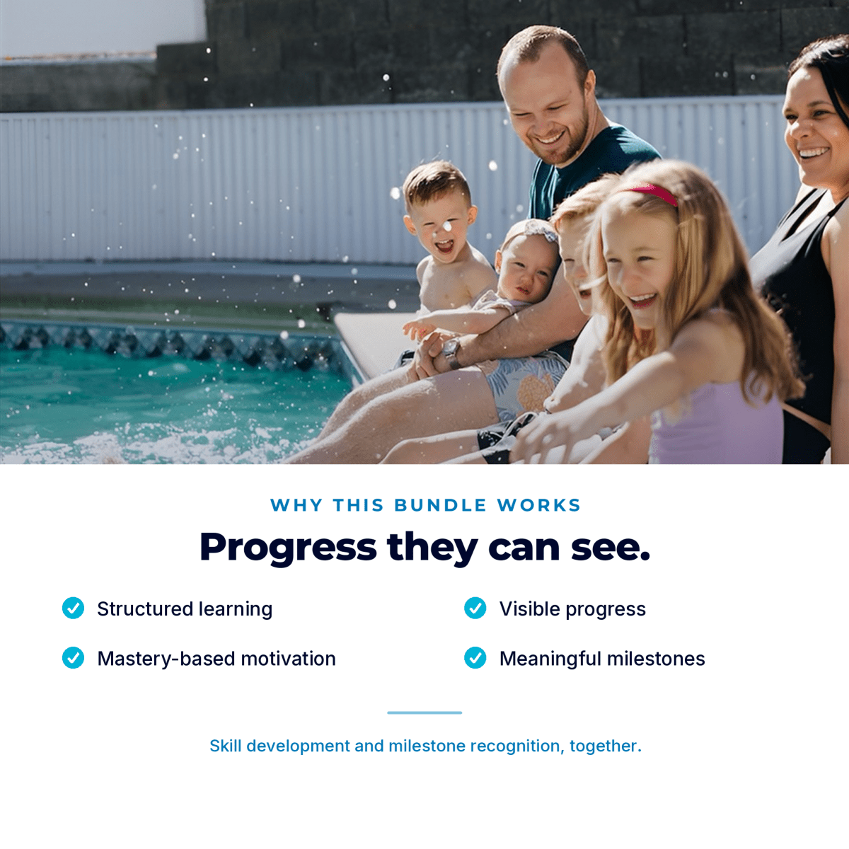 Confidence Bundle: Swim Lessons in a Box + Watch Me Swim Awards - Swimming with Confidence