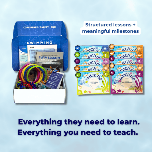 Swim Lessons in a Box Bundle with Watch Me Swim Awards - Swimming with Confidence