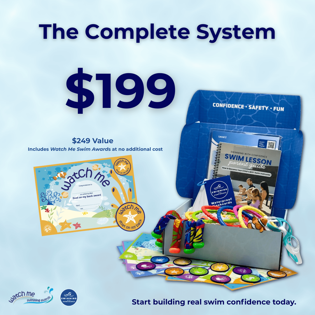 Swim Lessons in a Box Bundle with Watch Me Swim Awards - Swimming with Confidence