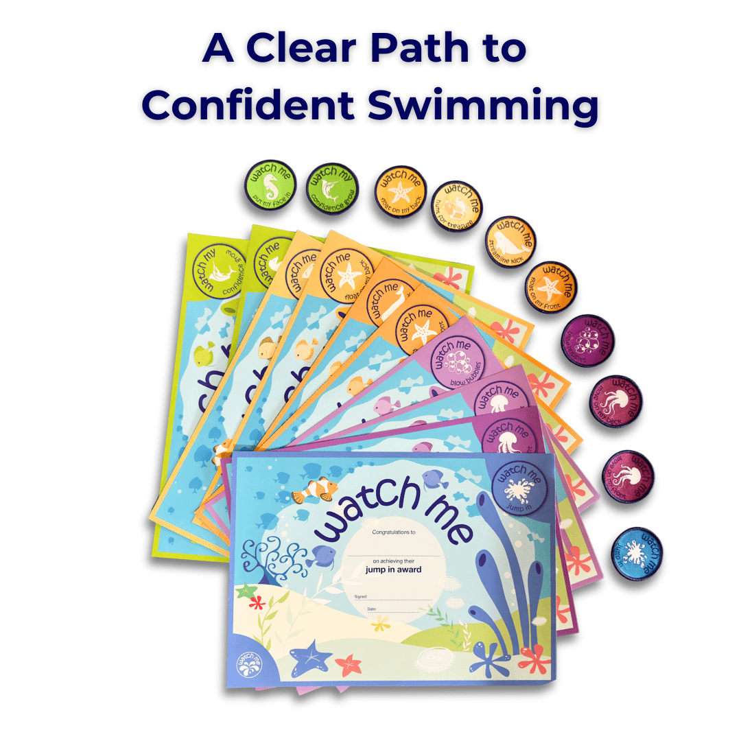 Confidence Bundle: Swim Lessons in a Box + Watch Me Swim Awards - Swimming with Confidence