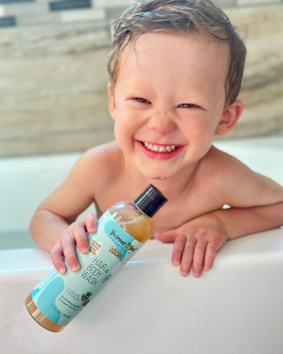 Burrows Best Hair & Body Wash - Chlorine & Saltwater Removal (12 oz) - Swimming with Confidence