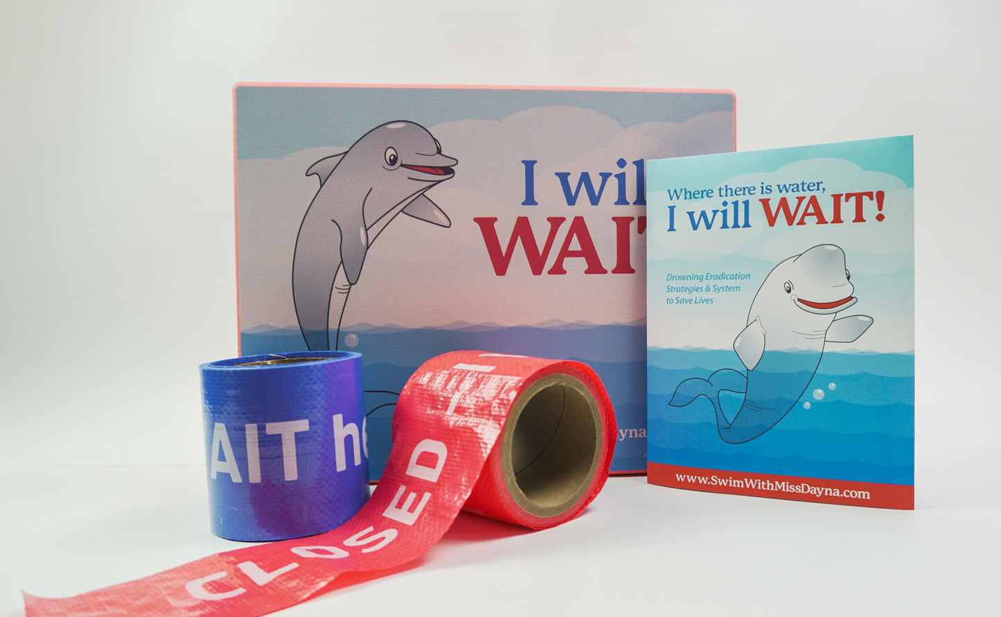 Willow the Dolphin mat — alternate colorway