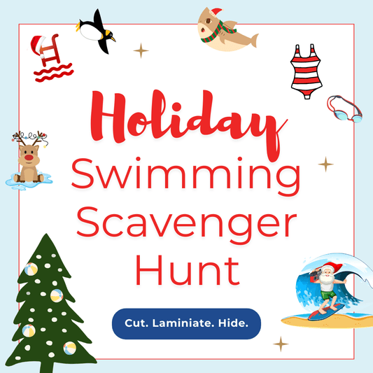Holiday Swimming Scavenger Hunt – FREE Printable - Swimming with Confidence
