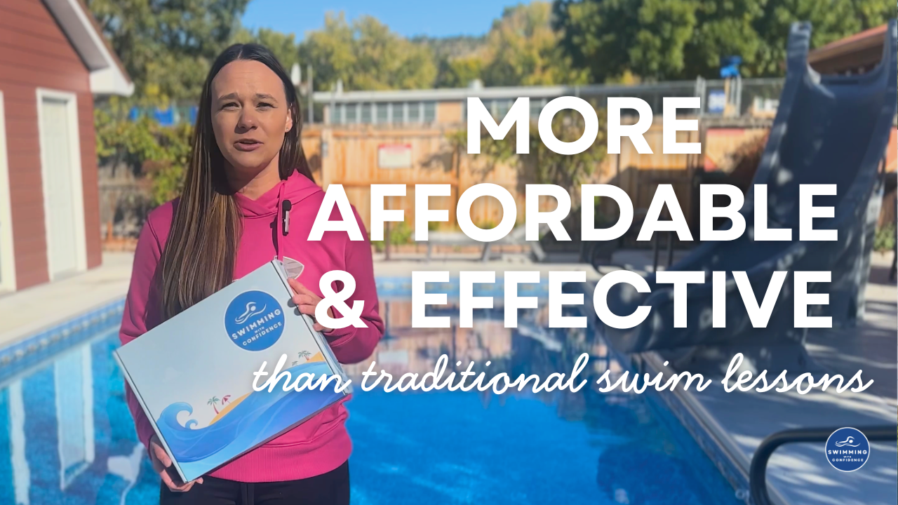 Load video: swim lessons in a box is more affordable and effective than traditional swim lessons