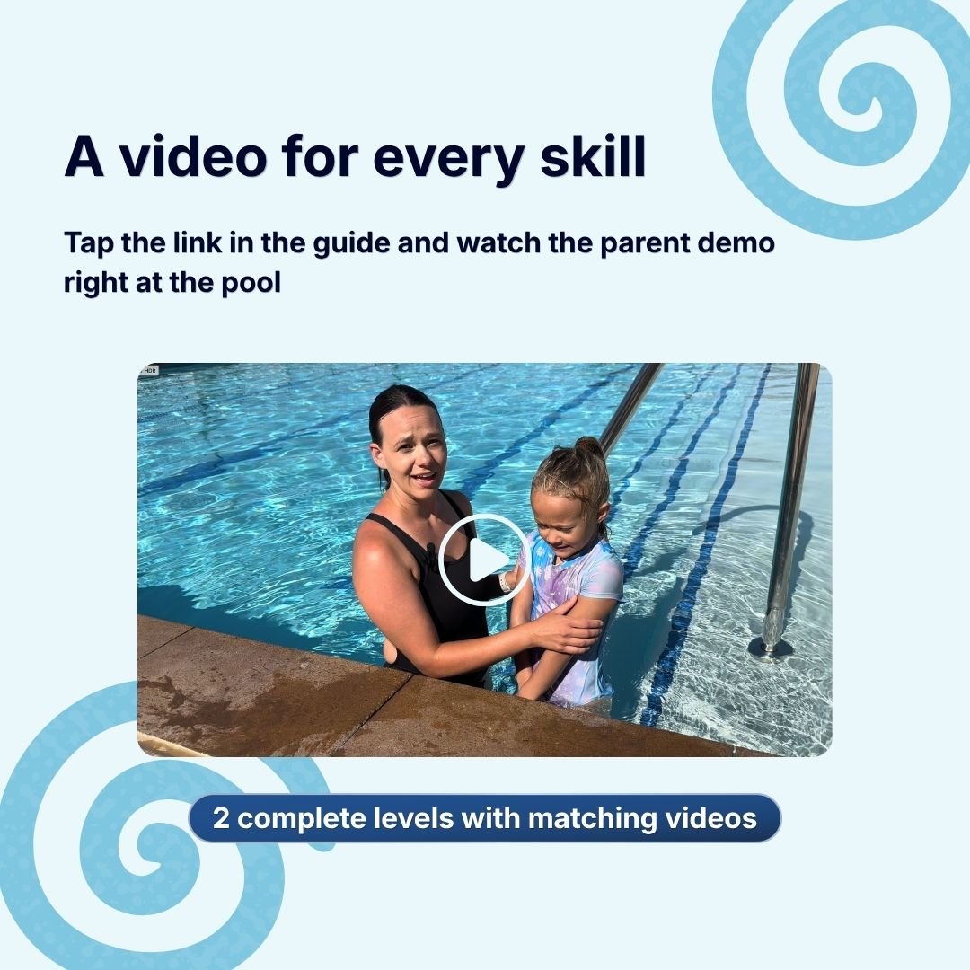 Parent-Led Swim Lessons (Digital Guide + Videos) - Swimming with Confidence