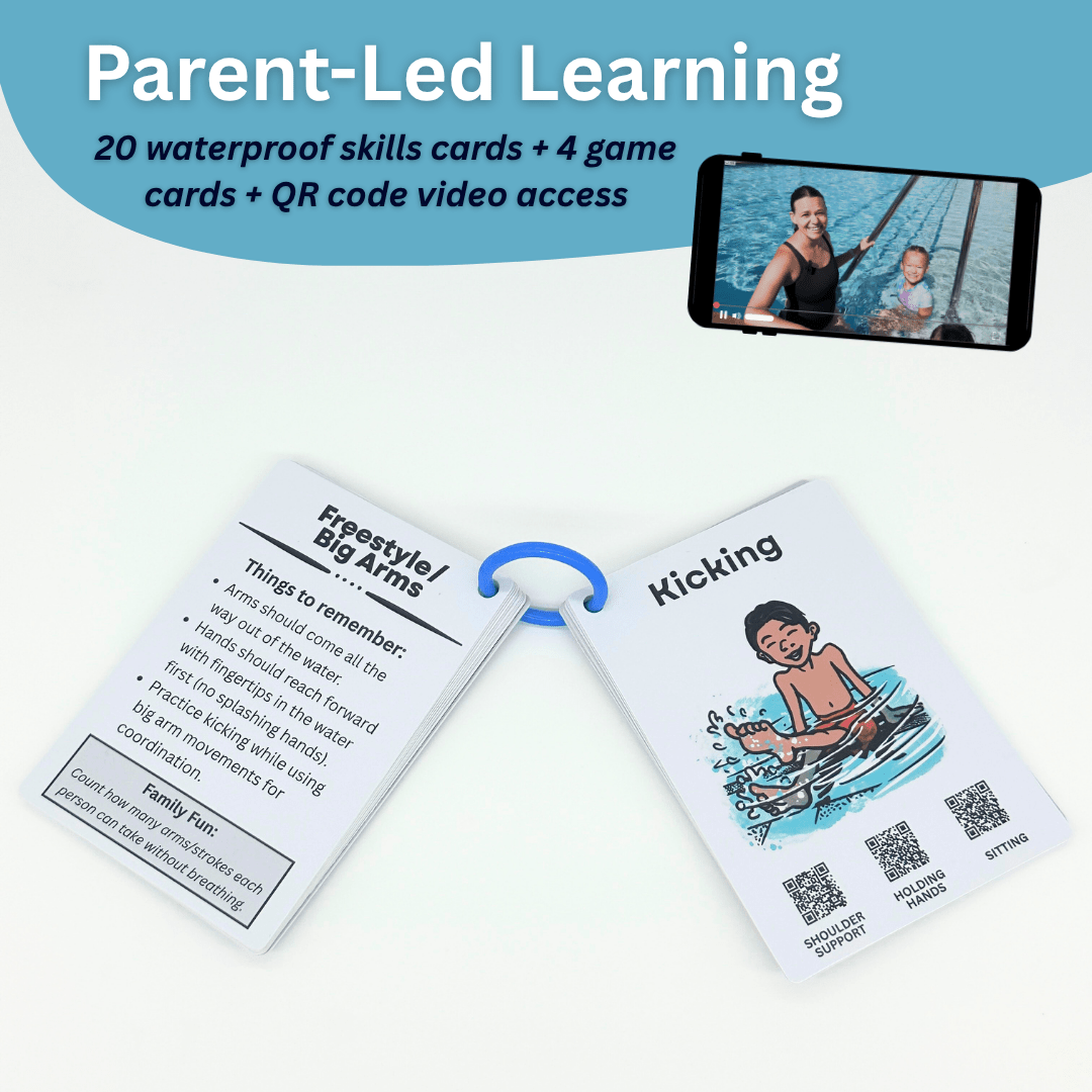 Waterproof Swim Skill Flashcards - Swimming with Confidence