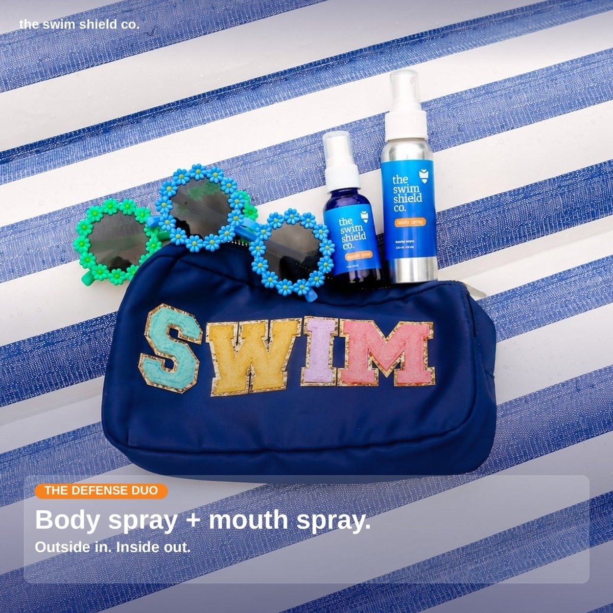 Defense Duo: Chlorine-Neutralizing Body Spray + Mouth Spray - Swimming with Confidence