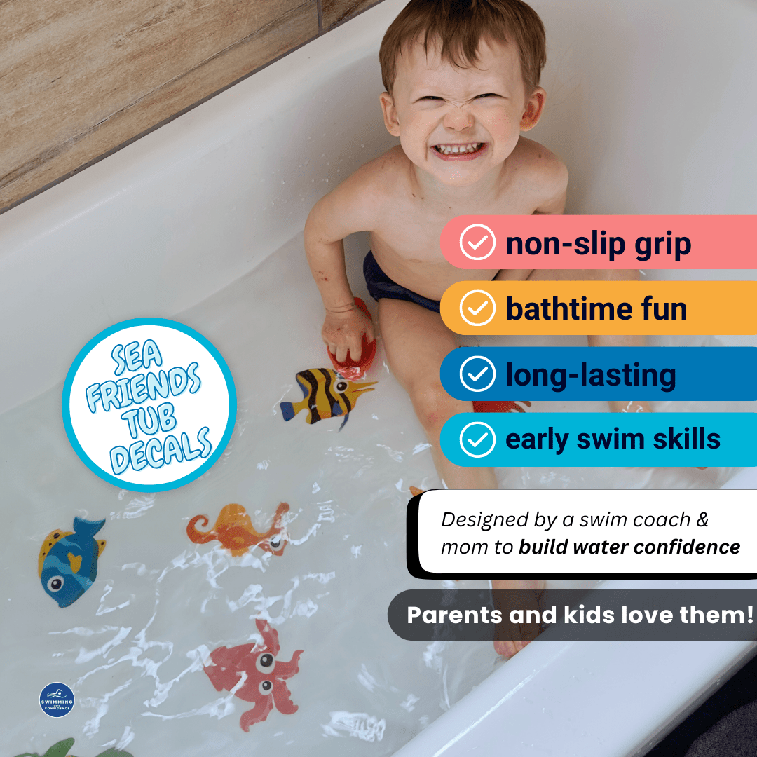 Sea Friends Tub Stickers - Swimming with Confidence