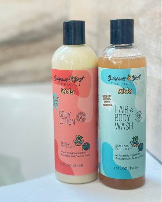Burrows Best Wash + Lotion Bundle (12 oz each) - Swimming with Confidence