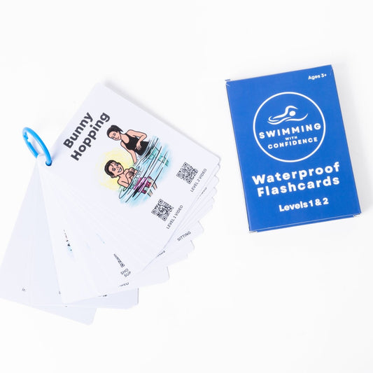 Waterproof Swim Skill Flashcards - Swimming with Confidence