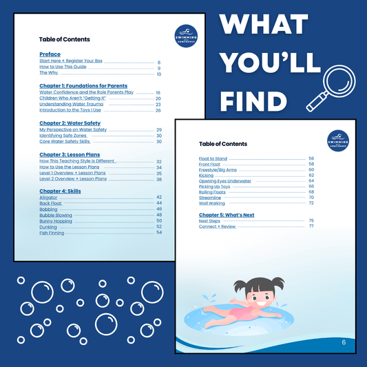 Swim Lesson Parent Guide (Digital PDF + Video Lessons) - Swimming with Confidence